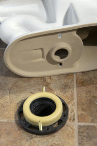If your toilet wax ring is not sealed properly, sewer gas can escape into your bathroom.