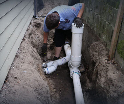Sewer line replacement