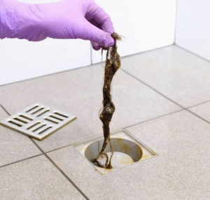 Shower Drain Biofilm