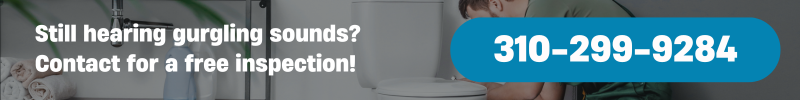 Still hearing gurgling sounds, contact New Flow Plumbing 