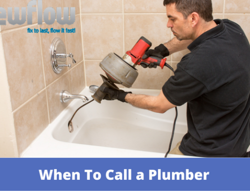 When To Call a Plumber