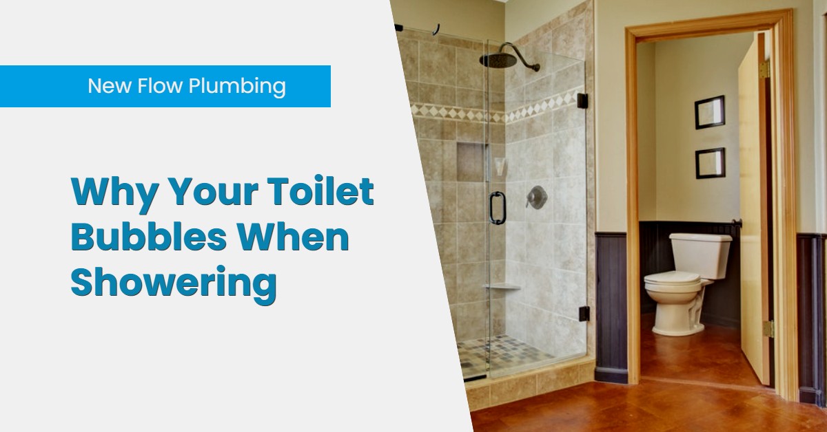 Why Your Toilet Bubbles When Showering