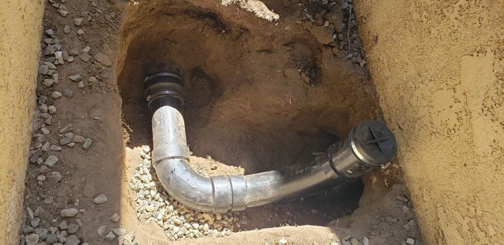 pipe bursting connection